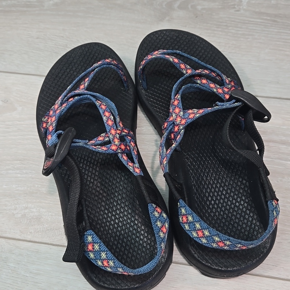 Chaco Women Outdoor Hikinig Vibram Sandals Shoes Sz 7 - Picture 5 of 11